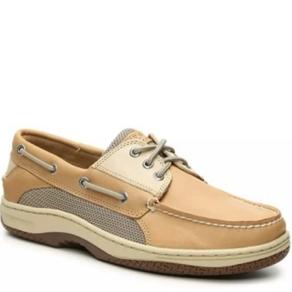 Sperry Top-Sider Billfish 3 Eye Boat Shoe Tan/Beige Men's size 13 Medium